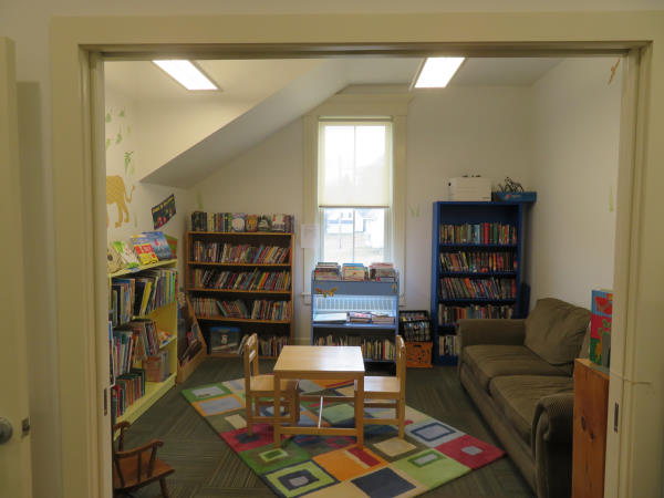 Cornwall VT library children area after renovation