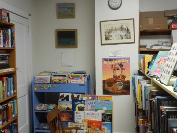 Cornwall Vermont library children area before renovation 3