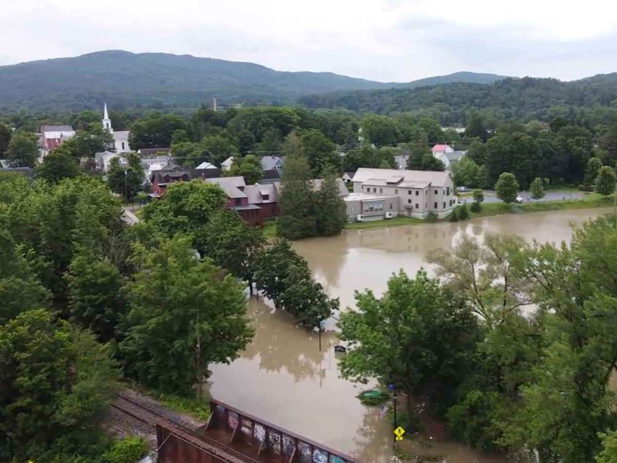 Waterbury Municipal Center July 2023 flood